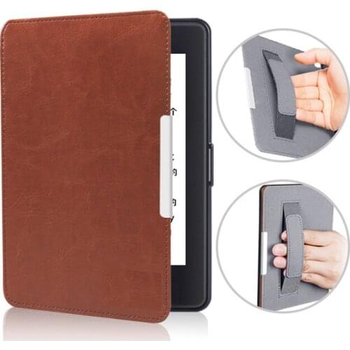 For Kindle Paperwhite 1 2 3 4 10th Gen 2018 Case With Hand Holder PU Leather Capa For Kindle 10th Generation 2019 Case