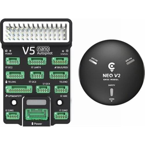 CUAV V5 nano flight control with and Gps set Remote Control rc Drone ship uav Speed Controllers