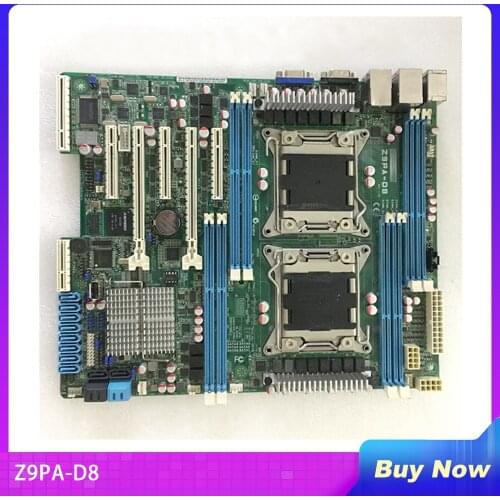 Z9PA-D8 For ASUS Server Two-Way Motherboard C602 Socket LGA 2011 DDR3 X79 X79M Will Tst Before Shipping