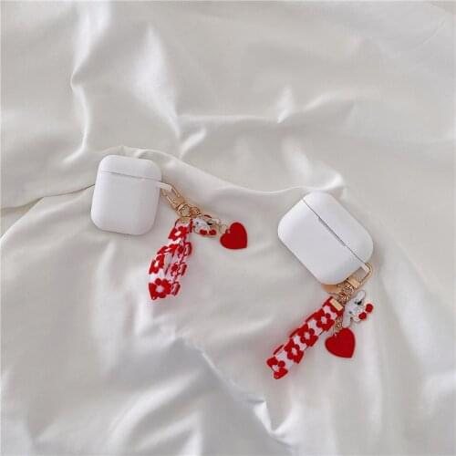 Cute Headphone Case For Apple Airpods Pro Case Wireless Bluetooth Earphones Cover for Airpods 1 2 with keychain