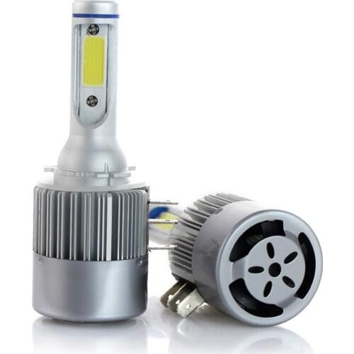Muxall 2PCS COB Chip H15 Led 8000lm 72w High Beam Headlight and Daytimes Running Light Stock Replacement 6000K