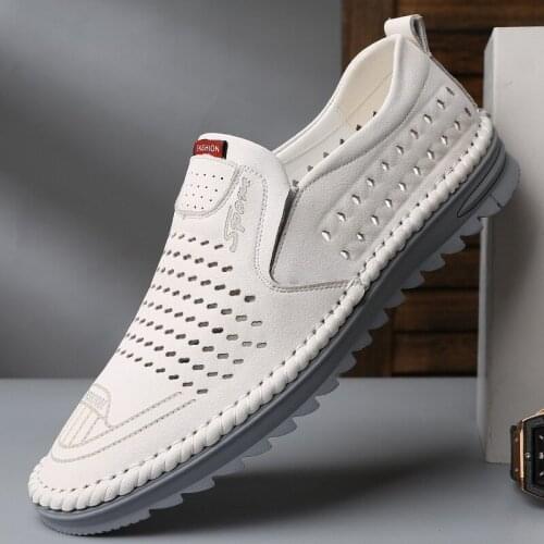 Mens Shoes Genuine Leather Oxford Loafer Shoes for Men Classic Casual Dress Mens Slip on Loafers New Comfy Soft Formal Shoe Men