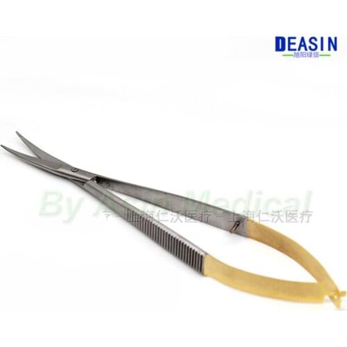 New arrival 1 pcs Dental medical microsurgical scissors Stainless steel fine scissors Minimally invasive scissors