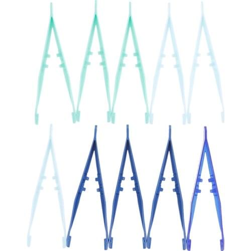 10XReptiles Feeder Tweezer Plastic Terrarium Clamp Feeding Tongs Tool Skid Clips