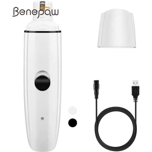 Benepaw Professional Dog Nail Grinder USB Charging Low Noise Painless Pet Claw Trimmer Grooming For Small Medium Large Dogs