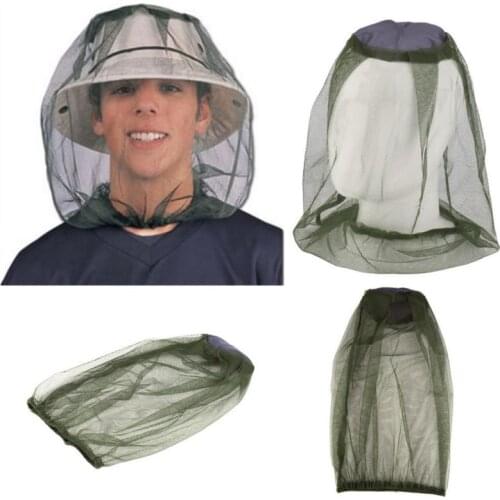 Insect Mosquito Net Mesh Men Fishing Cap Wide Brim Visor Sunshade Hunting Bee Keeping Mesh Hat Outdoor Camping Hunting Hat