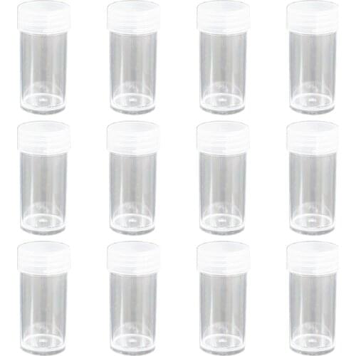 Clear Plastic Bead Storage Containers Set Jars Diamond Painting Accessory Box 4XFA