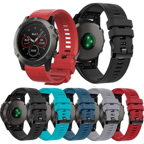 Smart Watch Band Straps For Garmin Fenix 6 6S 6X 5X 5 5S 3 3HR Forerunner 935 945 Quick Release Strap Silicone Bracelet
