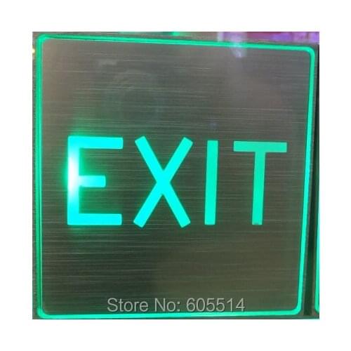 [Seven Neon]Free shipping 110*110*30mm square shape led singnal light led indicator for exit signal