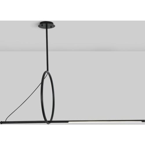 Scandinavian Led Pendant Lights Designer Dining Living Room Center Table Kitchen Black Home Decoration Accessories Luminaires