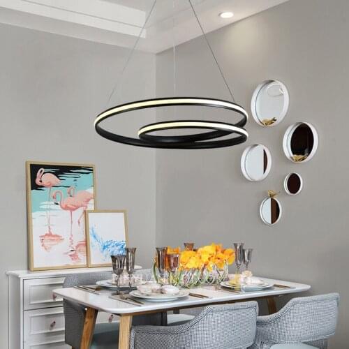 Modern luminaire suspendu lustre pendente rope LED pendant lights bedroom living room hanglamp