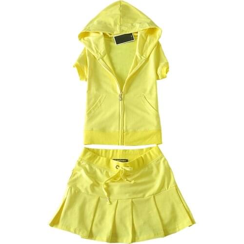 Girl Sports Dress Tennis Clothes Short Quick-drying Uniform Shorts High Waist Pleated Dress Badminton Cheerleader Clothing