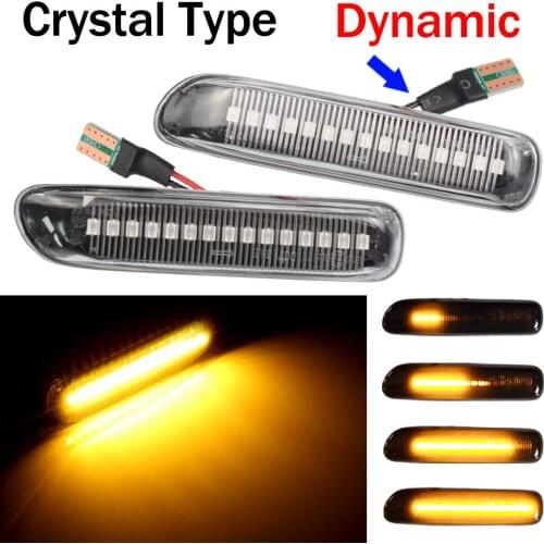 2pcs Signal Lamp Led Side Marker Light Side Indicator 12V Panel Lamp Side Repeater For BMW E46 3er Limo Coupe Compact Cabriolet
