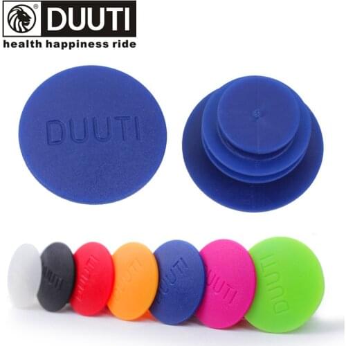 1 pair DUUTI Mountain Bicycle Bike MTB Cycling Rubber Handlebar Grips Plug Handle Grip Bar Bright Luminous End Stoppers