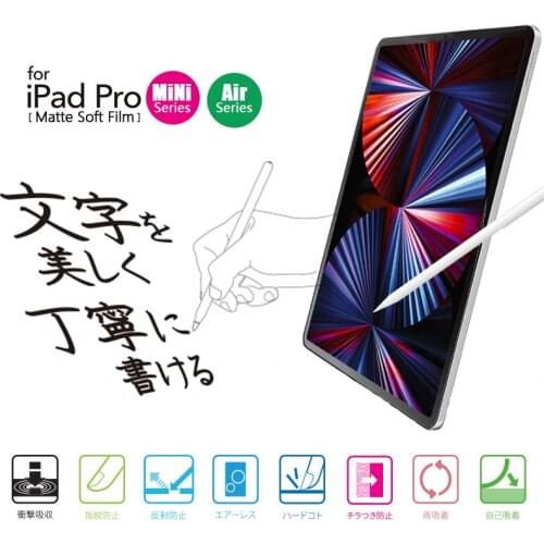 Matte PET Paper Like Screen Protector For Apple New iPad Pro 11 2021 Mini 5 Air 4 3 2 1 For iPad Pro 9.7 10.5 10.9 10.2 7th 8th