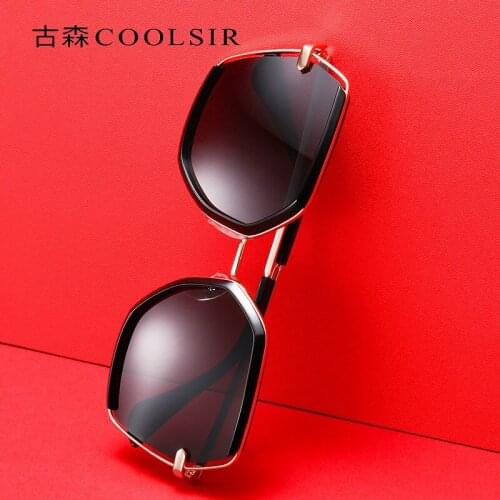 Womens Polygonal Big box, UV protection Sunglasses 233