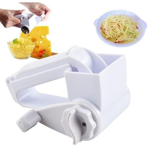 1PC Creative Hand Cranked Ginger Cutter Grinding Multi Rotary Planer Function Magic Garlic Presses Kitchen Cooking Gadgets Tool