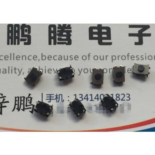 10PCS/lot PTCLGP2-V-T/R Taiwan Yuanda touch switch 3.5*4.5*2.5 small tortoise button micro movement 4 feet package foot