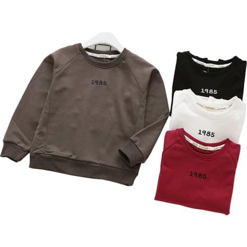 2018 Autumn Winter Kids Clothes Long Sleeve T Shirts Casual Boys Sweatshirts Baby Girls Tees Tops Toddlers Clothes BC339