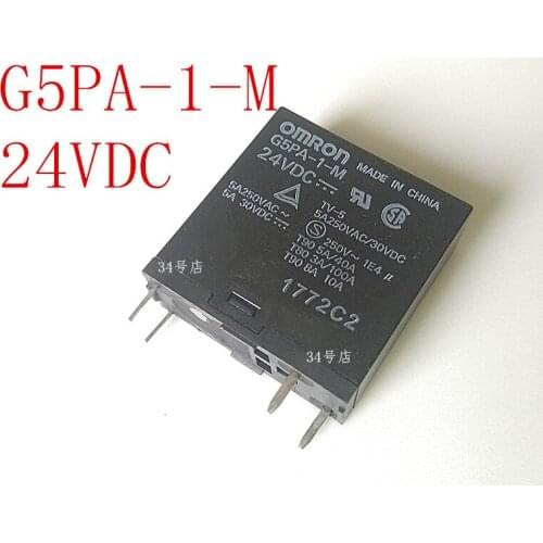 5pcs/lot [In stock] Relay G5PA-1-M 24VDC 24V 5A 4pin