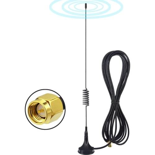 10 piece/lot 2.4G Antenna 3.5dbi Cable SMA Male Plug Magnetic Wireless Module 3M Cable for Vladimir