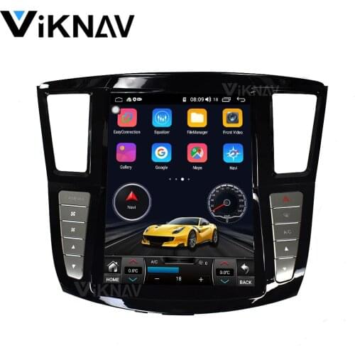 Android Tesla style car autoradio multimedia player for infiniti QX60 2014-2019 GPS navi stereo DVD player