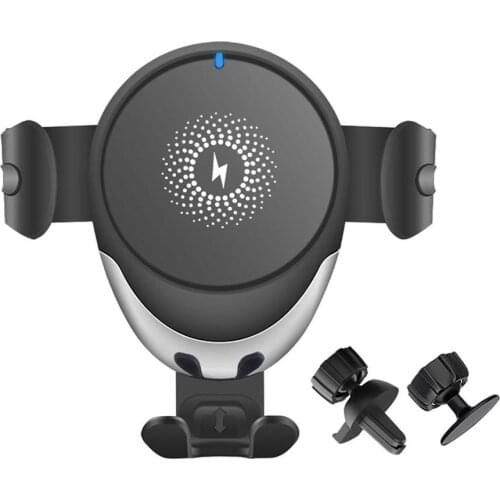 15W 10W Auto Phone Holder Gravity Car Mount Wireless Charger Qi Fast Charging Phone Holder For IPhone 11Pro XS XR X8 For Samsung