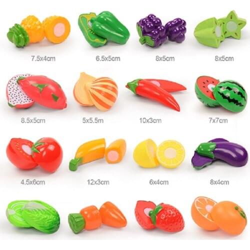 2019 Pretend Play Plastic Food Toy Cutting Fruit Vegetable Food Pretend Play Children For Children
