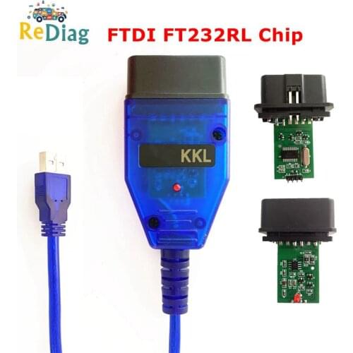 For VAG KKL Scanner Tool for VAG-KKL 409 with FTDI FT232RL Chip Auto Diagnostic Tool for vag 409 kkl OBD2 USB Interface Cable