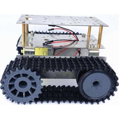 Smart Car Tank Chassis Kit Crawler Track DIY Education sg 90 mg 90s Motor Platform Chassis Robot Tank Kit for Raspberry
