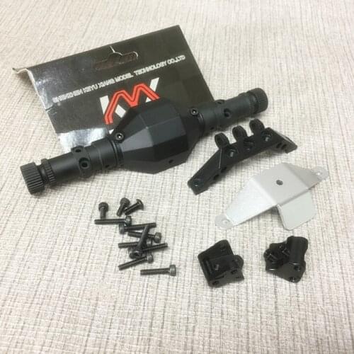 KYX Racing Metal Universal Front Rear Diamond Axle Housing Axle Shell Upgrades Parts for RC Crawler Car Axial SCX10 II 90046