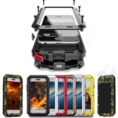 Fashion Shockproof Phone Case for Iphone 11 X Xs Max 8 7 6 6s Waterproof Pc + Tpu 3-layer Hybrid Full Protective Case Phone Case