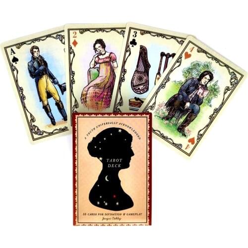 2021 New A Jane Austen Tarot Cards And PDF Guidance Divination Deck Entertainment Parties Board Game Support Drop Shipping 53Pcs