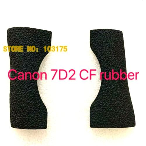 New CF Card Socket Holder Slot Rubber For Canon 7D Mark II 7D2 Camera Part
