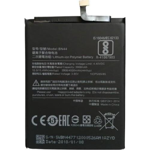 New battery for Xiaomi/MIUI BN44 Redmi 5plus new mobile phone battery