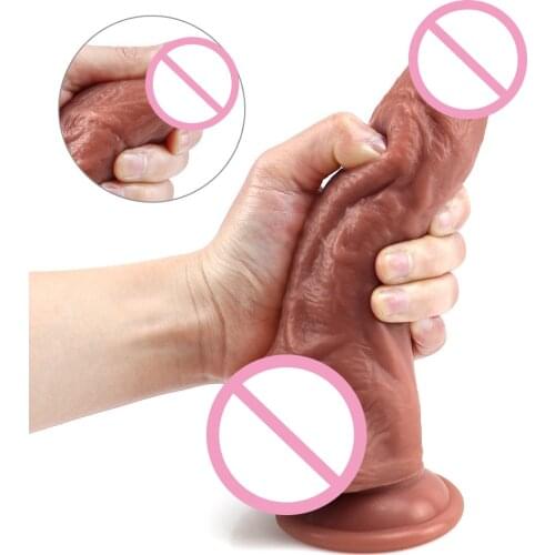 Realistic Penis Diameter 5cm Dildo Huge Cock Soft Silicone Dick Adult Toys Real Skin Touch Sex Toys For Women Gay Masturbator