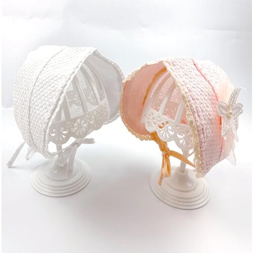 Cartoon Baby Hat Cute Girl Toddlers Cotton Sleep Cap for Newborn Spring A Hats Accessories Handmade For Children