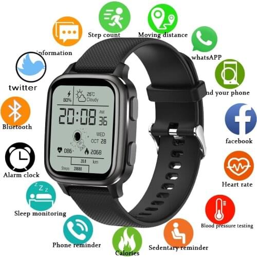 GEJIAN 2021New Smart Watch Men Full Touch Screen Sport Fitness Watch IP68 Waterproof Bluetooth For Android ios smartwatch Women