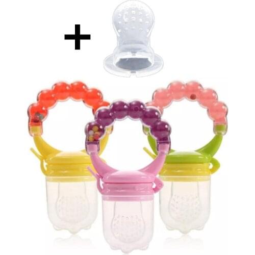 Fresh Food Baby Pacifiers Feeder Kids Fruit Feeder Nipples Feeding Safe Baby Supplies Nipple Teat Pacifier Bottles New