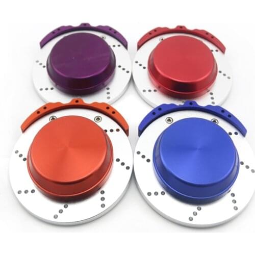 Universal Home Office Brake Disc Caliper Shape Racing Easy Clean Bar Spinning Car Ashtray Round Gift Storage Aluminium Alloy