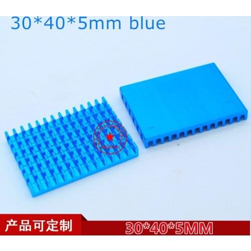 10PCS Routing Chip Radiator 40*5*30MM Heatsink/ 80*5*30MM Heat Conducting IC CPU Radiator Cooling Fin for IC Chip LED Module PCB