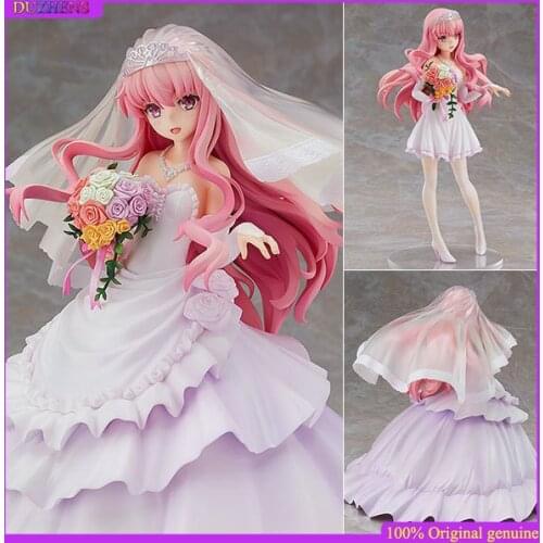 100% Original: Zero no tsukaima louise Wedding dress 22cm PVC Action Figure Anime Figure Model Toys Figure Collection Doll Gift