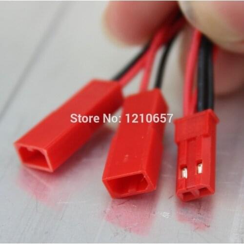 5 Pieces LOT JST Parallel Connection Cable1 Male to 2 Female Plug Wire