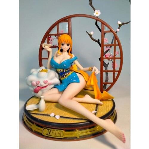 Anime One Piece Sexy Girl GK Nami PVC Action Figure Japanese Anime Figure Toys Collection Statue Adult Doll Gifts