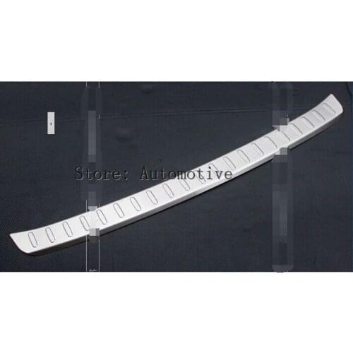 Car auto accessories rear bumper plate rear bumper protector sill for bmw x1 e84 2010 2011 2012 stainless steel 1pc per set