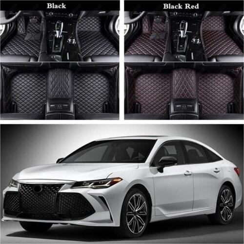 Car Floor Mats Luxury Automobile Accessor Foot Mats for Toyota CROWN 86 Avalon Corolla Camry Auto Carpet Cove Car Floor Mat