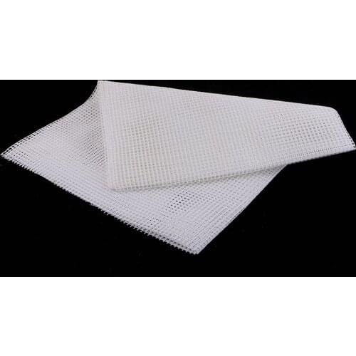 White Blank Rug Hooking Mesh Canvas for Latch Hooking Crafts Making 150 x 100cm