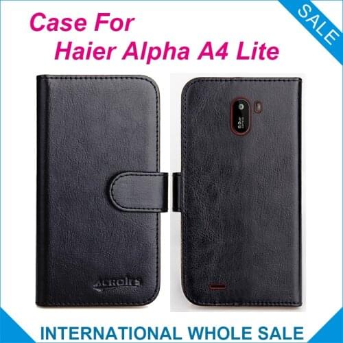 Haier Alpha A4 Lite Case 6 Colors Flip Slots Leather Wallet Cases For Haier Alpha A4 Lite Cover Slots Phone Bag Credit Card