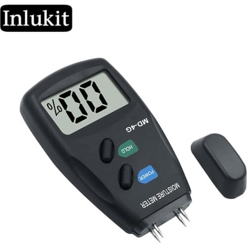 Digital 4 Pin Wood Moisture Humidity Meter Damp Detector Tester 5% - 40% TTMD-4G
