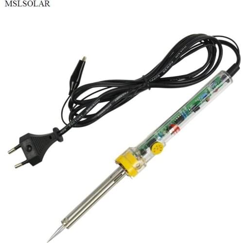 ALLMEJORES 220V 60W Adjustable Temperature Electric Soldering Iron Welding Solder Station Heat Pencil With EU Plug